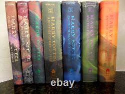 Harry Potter Full Book Set Volumes 1-7 Hardcover 1st US Edition J. K. Rowling