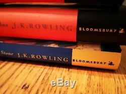 Harry Potter Full Set HARDBACK books First Editions J. K. Rowling book complete
