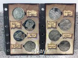 Harry Potter GRINGOTTS COIN COLLECTION SAVINGS BOOK Complete Set BLANK NAME PAGE