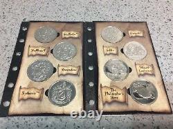 Harry Potter GRINGOTTS COIN COLLECTION SAVINGS BOOK Complete Set BLANK NAME PAGE