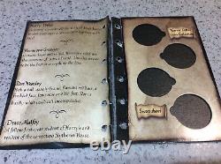 Harry Potter GRINGOTTS COIN COLLECTION SAVINGS BOOK Complete Set BLANK NAME PAGE