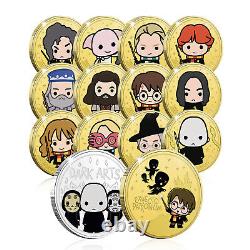 Harry Potter Gifts Limited Edition 14 Chibi Collectable Gold Coins Complete Set