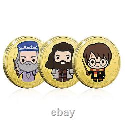 Harry Potter Gifts Limited Edition 14 Chibi Collectable Gold Coins Complete Set