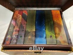 Harry Potter Hard Cover Boxed Set Books 1-7 Trunk Chest New Sealed Complete