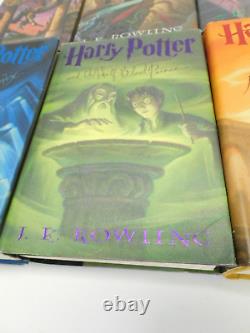 Harry Potter Hardcover 1st US Edition Complete Set 1-7 J. K. Rowling and Extras