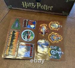 Harry Potter Hardcover Book Complete Series in Collectible Trunk with Sticker Set