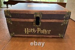 Harry Potter Hardcover Book Complete Series in Collectible Trunk with Sticker Set