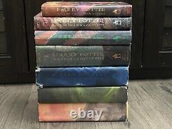 Harry Potter Hardcover Book Lot Complete Set First Edition 1-7 J. K. Rowling HP
