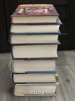 Harry Potter Hardcover Book Lot Complete Set First Edition 1-7 J. K. Rowling HP