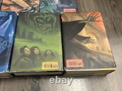 Harry Potter Hardcover Book Lot Complete Set First Edition 1-7 J. K. Rowling HP