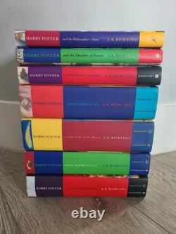 Harry Potter Hardcover Book Series 1-7 Complete HC Raincoast Bloomsbury Canadian