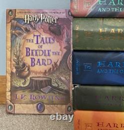 Harry Potter Hardcover Book Set 1-7 Complete First American Edition JK Rowling
