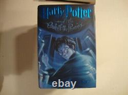 Harry Potter Hardcover Book Set 1-7 First Edition J. K. Rowling