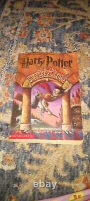 Harry Potter Hardcover Book Set Complete 1-8 1st America Ed. JK Rowlings VG+