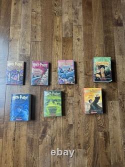 Harry Potter Hardcover Book Set First Edition 1-7 Complete By J. K. Rowling EUC