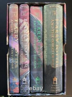 Harry Potter Hardcover Book Set Most First Edition 1-7 + 4 extras