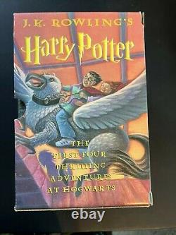 Harry Potter Hardcover Book Set Most First Edition 1-7 + 4 extras