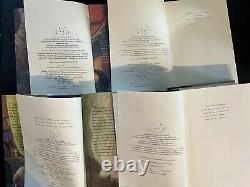 Harry Potter Hardcover Book Set Most First Edition 1-7 + 4 extras