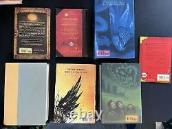 Harry Potter Hardcover Book Set Most First Edition 1-7 + 4 extras