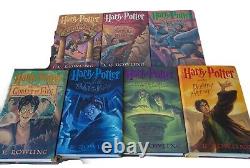Harry Potter Hardcover Books Complete Set, 3 First Editions