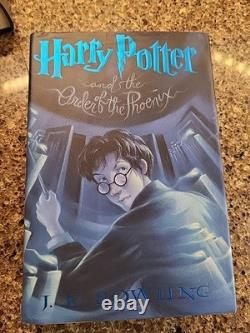 Harry Potter Hardcover Books Complete set 1st American Edition J K Rowling