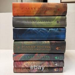 Harry Potter Hardcover Books Set 1-7 JK Rowling 4 First American Editions READ
