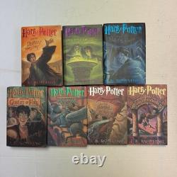 Harry Potter Hardcover Books Set 1-7 JK Rowling 4 First American Editions READ