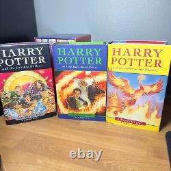 Harry Potter Hardcover Complete Set 1 2 3 4 5 6 7 Bloomsbury Lot J K Rowling hc