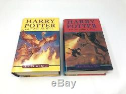 Harry Potter Hardcover Complete Set 1-7 Bloomsbury Raincoast JK Rowling HCDJ
