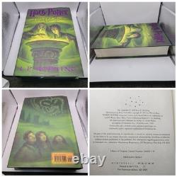 Harry Potter Hardcover Complete Set 1-7 TRUE 1st Printings Books 5,6,7 USA