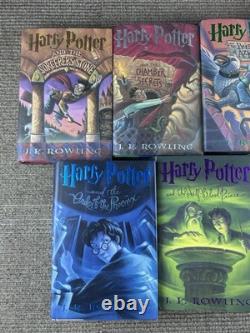 Harry Potter Hardcover Complete Set 1st American Edition 2 Books Are 1st Print