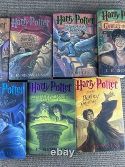 Harry Potter Hardcover Complete Set 1st American Edition 2 Books Are 1st Print