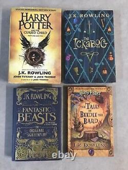 Harry Potter Hardcover Complete Set + Cursed Child, Ickabog, Fantastic Beasts +1