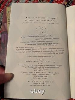 Harry Potter Hardcover First Edition Set 1-7 Beedle Bard Matching First Prints