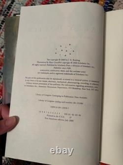 Harry Potter Hardcover First Edition Set 1-7 Beedle Bard Matching First Prints