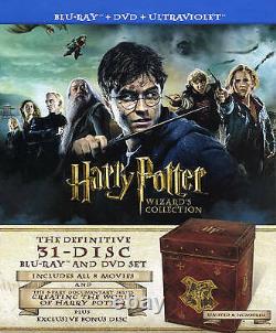 Harry Potter Hogwarts Collection Blu-ray/DVD, 2012, 31-Disc Set, Includes