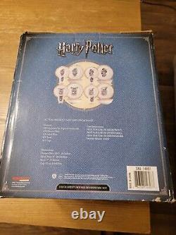 Harry Potter Hogwarts Houses Dinnerware Set COMPLETE Never Used
