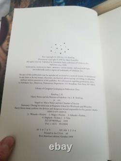 Harry Potter J. K. Rowling Complete Hardcover Set Books 1-7 Set First US Edition