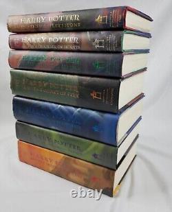 Harry Potter- J. K. Rowling- Hardcover Complete 1st Edition Collection Volume 1-7