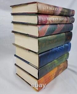 Harry Potter- J. K. Rowling- Hardcover Complete 1st Edition Collection Volume 1-7