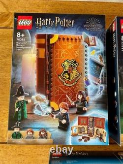 Harry Potter LEGO Hogwarts Moment complete collection w Book of Monsters 30628