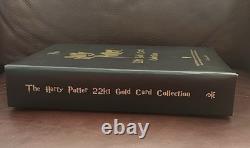 Harry Potter Limited Edition Danbury Mint 22kt Gold Collector Cards Complete Set