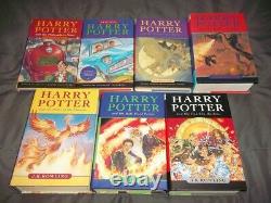 Harry Potter Lot Complete Set of 7 Hardcovers Bloomsbury Raincoast Editions