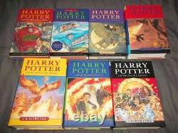 Harry Potter Lot Complete Set of 7 Hardcovers Bloomsbury Raincoast Editions