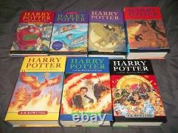 Harry Potter Lot Complete Set of 7 Hardcovers Bloomsbury Raincoast Editions