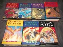 Harry Potter Lot Complete Set of 7 Hardcovers Bloomsbury Raincoast Editions