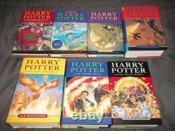 Harry Potter Lot Complete Set of 7 Hardcovers Bloomsbury Raincoast Editions