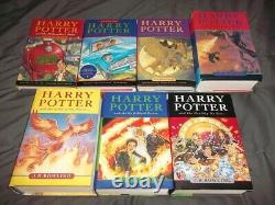 Harry Potter Lot Complete Set of 7 Hardcovers Bloomsbury Raincoast Editions