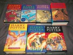 Harry Potter Lot Complete Set of 7 Hardcovers Bloomsbury Raincoast Editions