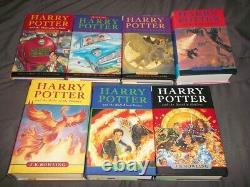 Harry Potter Lot Complete Set of 7 Hardcovers Bloomsbury Raincoast Editions